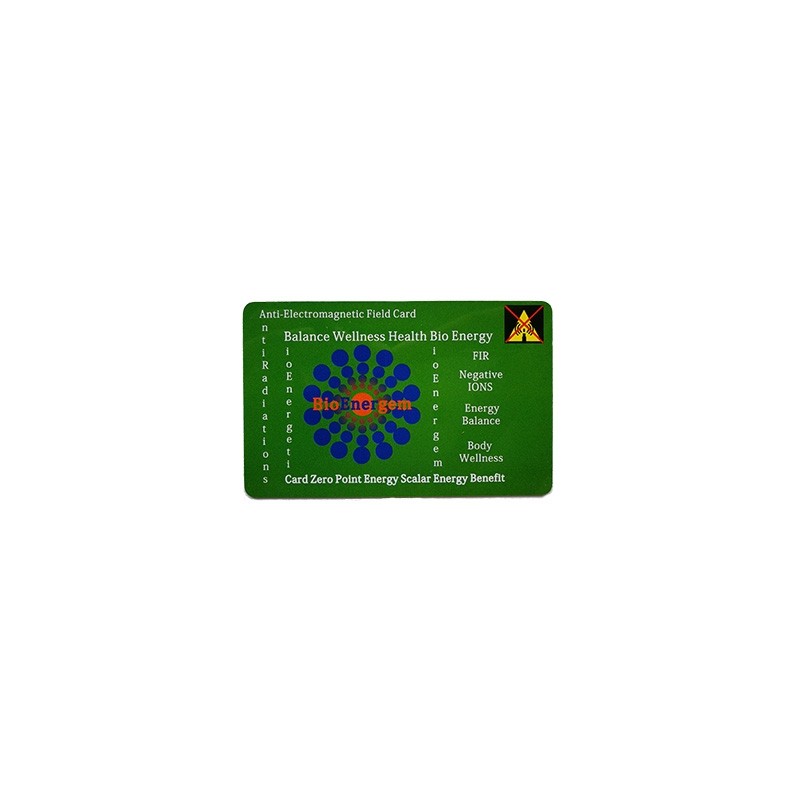 Electromagnetic protection card and energy fluidity